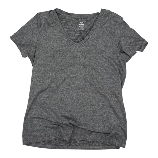 Athletic Top Ss By Cme In Grey, Size:L