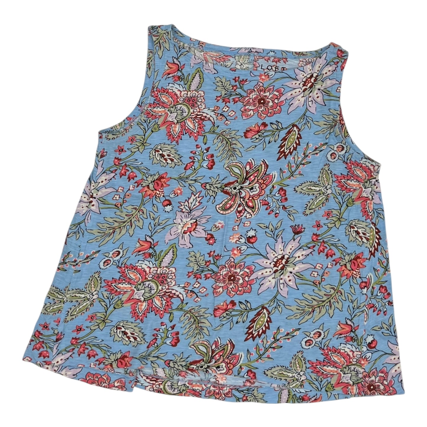 Tank Top By Loft In Blue, Size:L