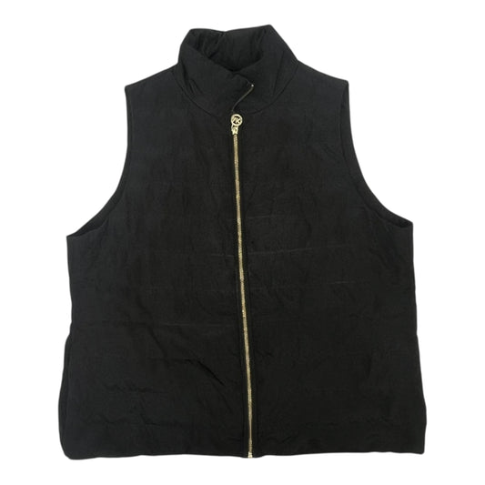 Vest Designer By Michael Kors In Black, Size:1X
