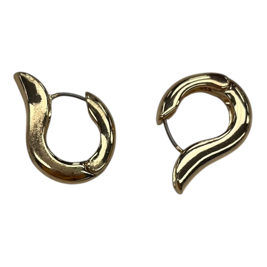 Earrings Hoop By Clothes Mentor In Gold