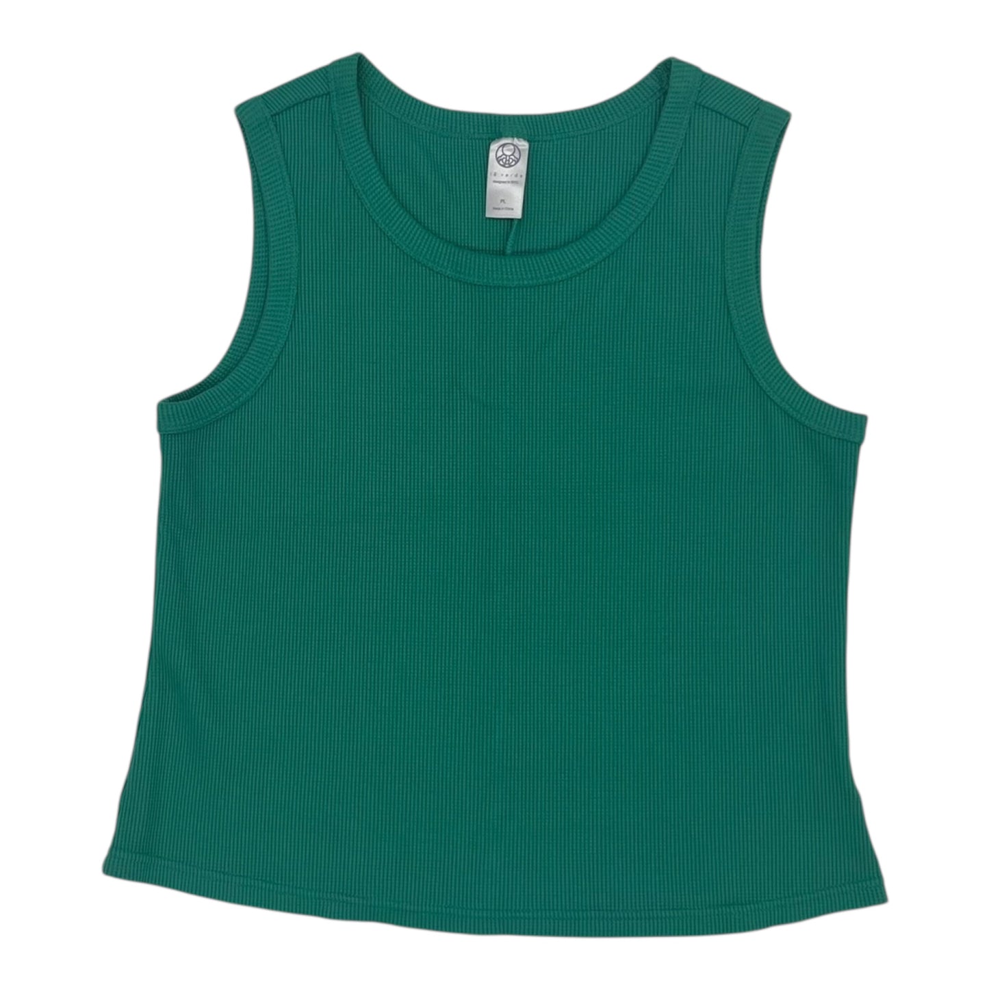 Top Sleeveless By Te Verde In Green, Size:Lp