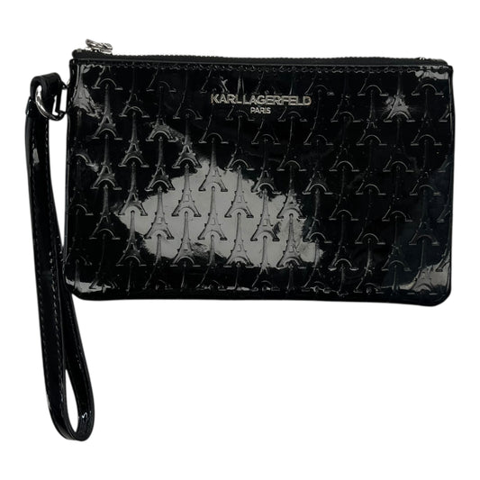 Wristlet Designer By Karl Lagerfeld In Black, Size:Medium