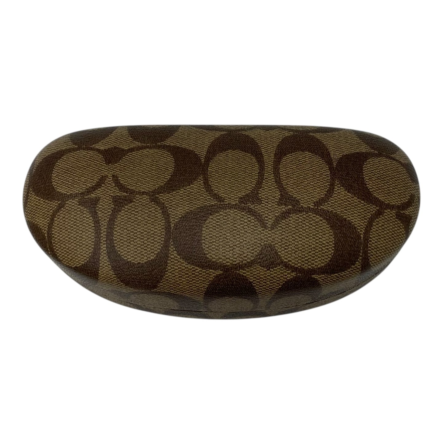 Sunglass Case Designer By Coach In Brown