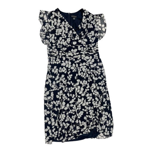 Dress Party Midi By Jessica Howard In Blue & White, Size:14