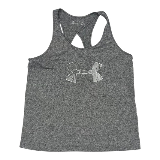Athletic Tank Top By Under Armour In Grey, Size:2X