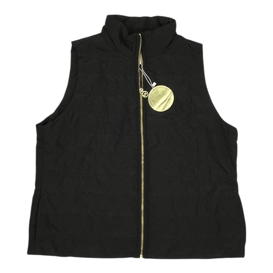 Vest Designer By Michael Kors In Black, Size:1X