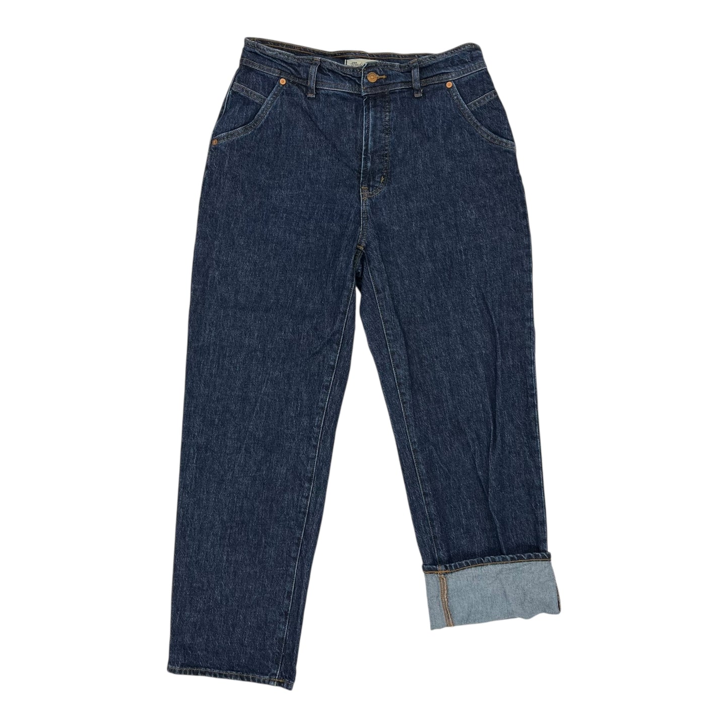 Jeans Straight By Madewell In Blue Denim, Size:8