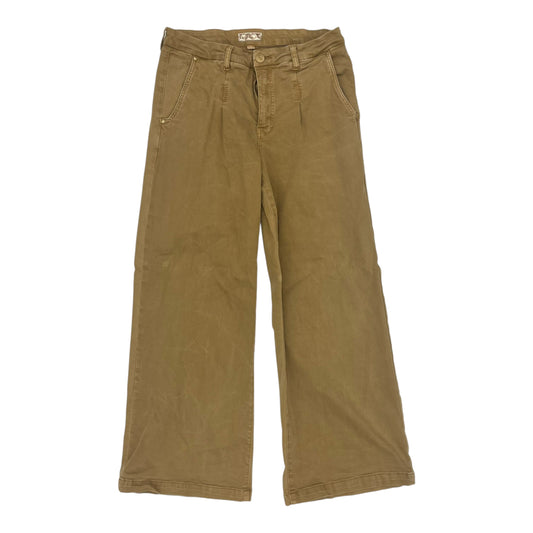 Jeans Wide Leg By Kut In Brown Denim, Size:10