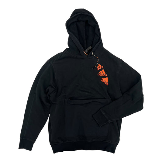 Athletic Sweatshirt Hoodie By Adidas In Black, Size:L