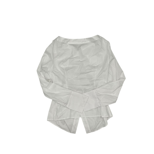 Blouse Ls By Good American In White, Size:Xl