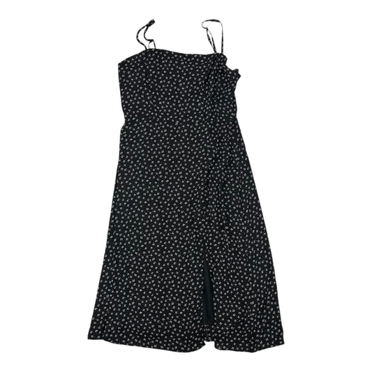 Dress Casual Midi By Clothes Mentor In Black & White, Size:L