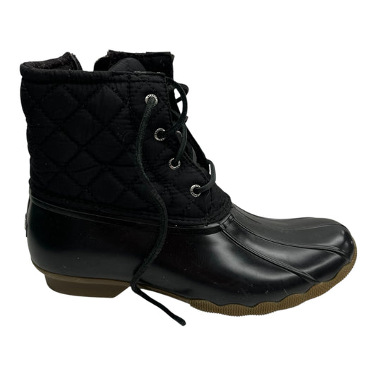Boots Ankle Flats By Sperry In Black, Size:6