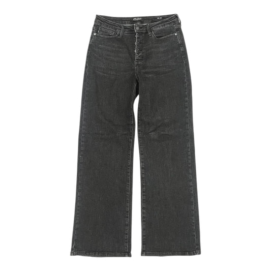 Jeans Straight By Judy Blue In Black Denim, Size:10