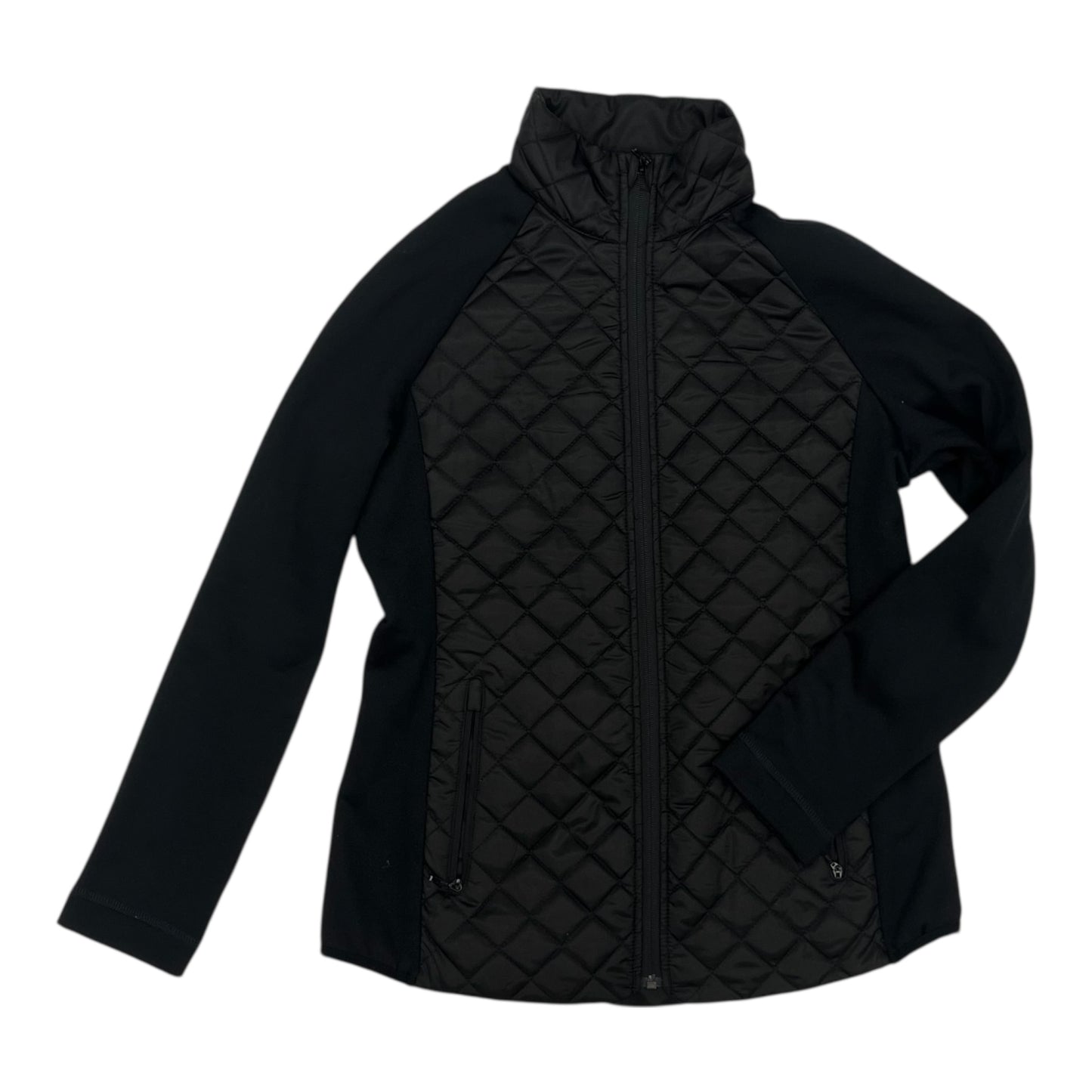 Jacket Puffer & Quilted By Lands End In Black, Size:M
