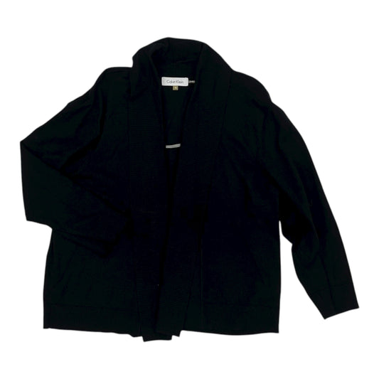 Cardigan By Calvin Klein In Black, Size:Xl