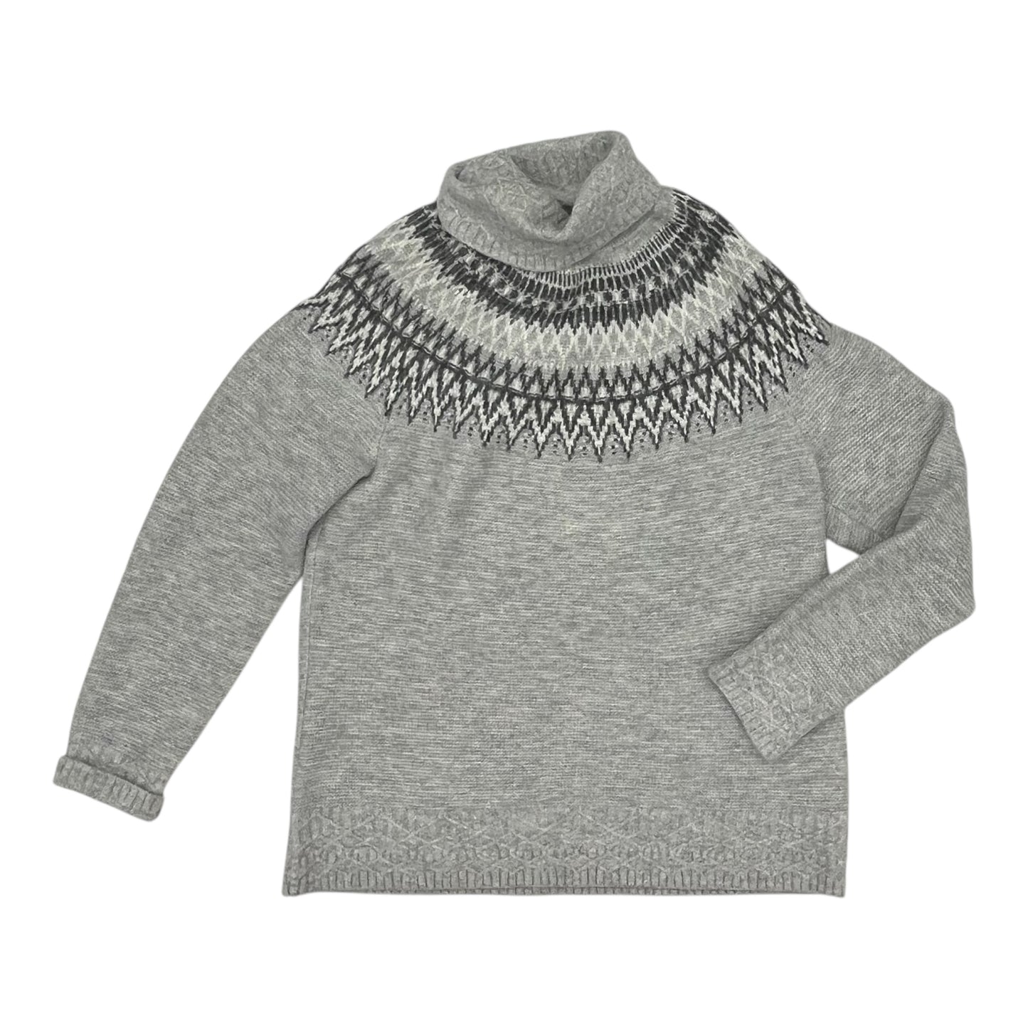 Sweater By Talbots In Grey, Size:L