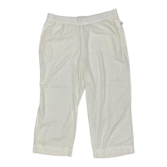 Pants Wide Leg By Old Navy In White, Size:Xxl