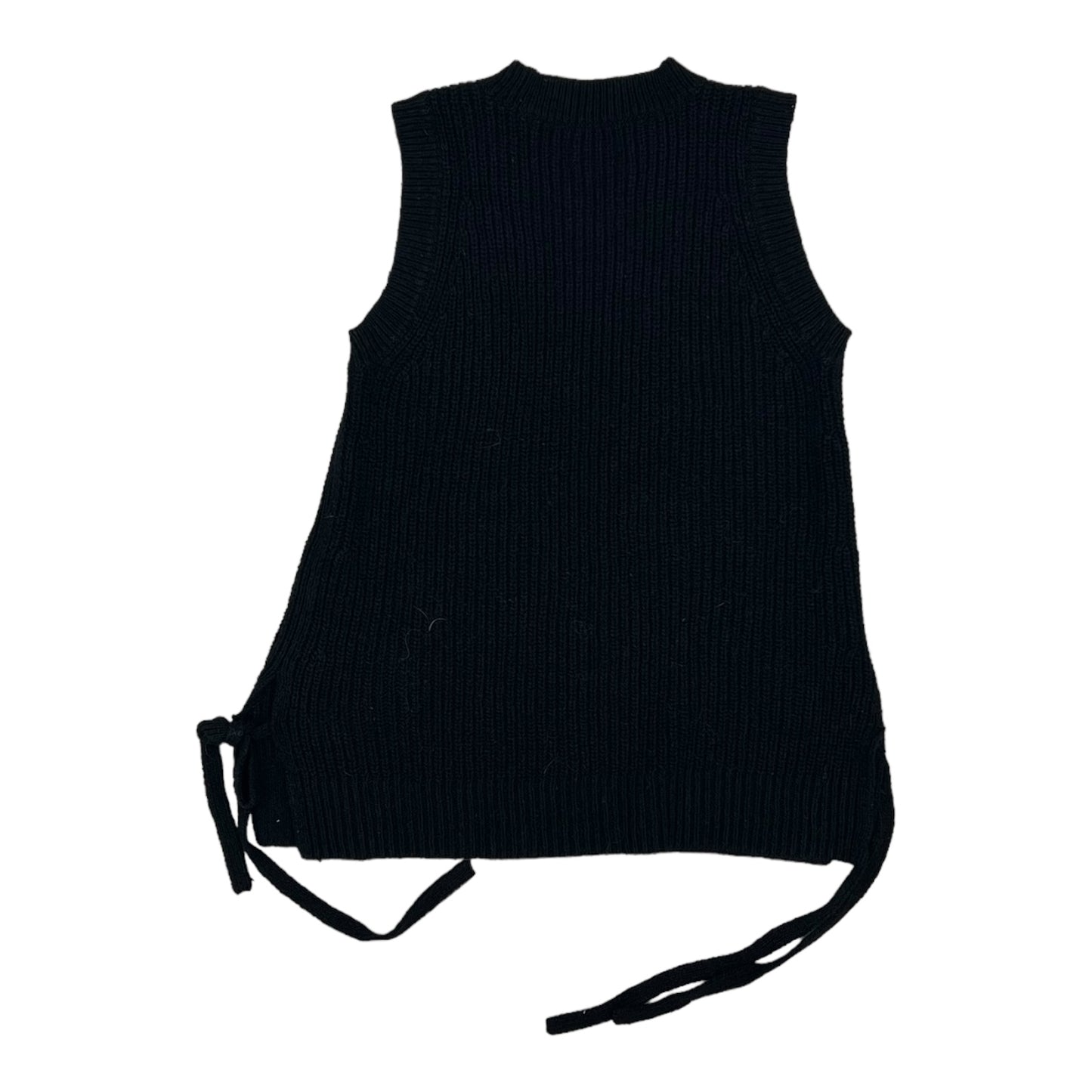 BLACK VEST SWEATER by LOFT Size:M