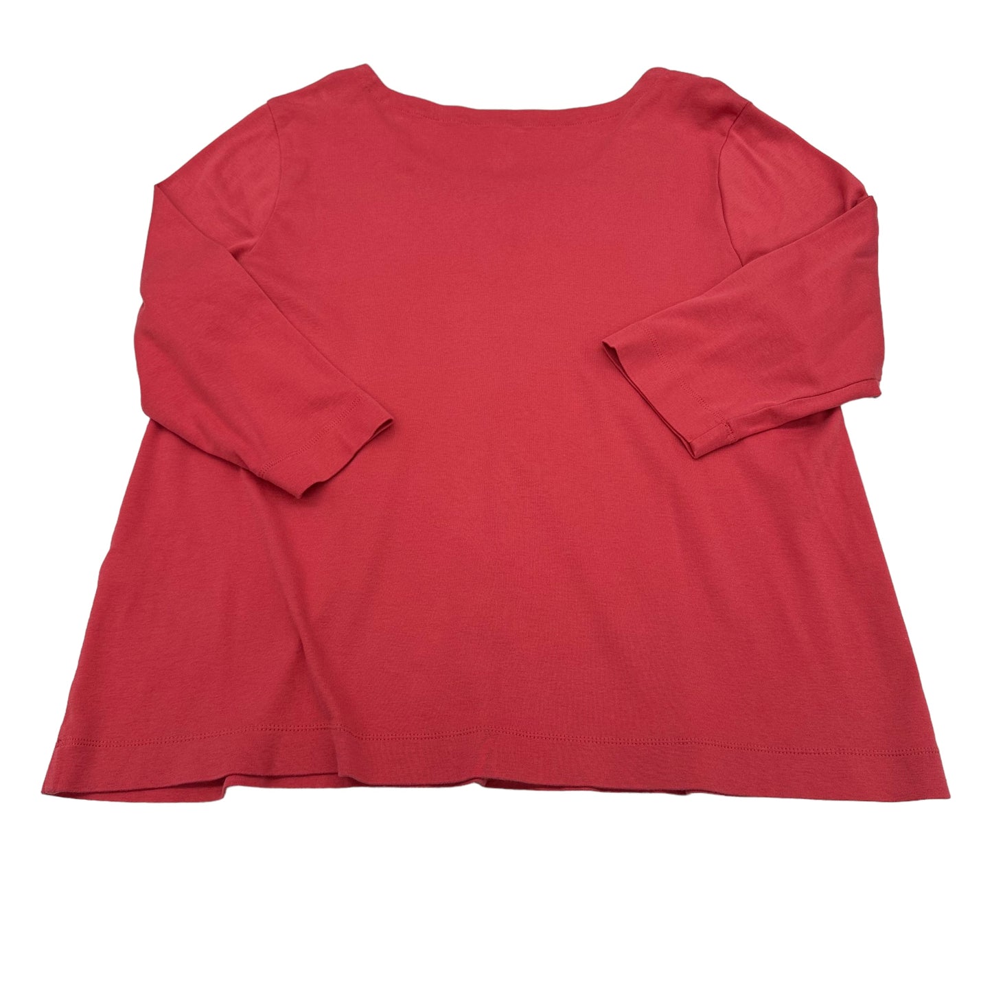 PINK J. JILL TOP 3/4 SLEEVE BASIC, Size XL