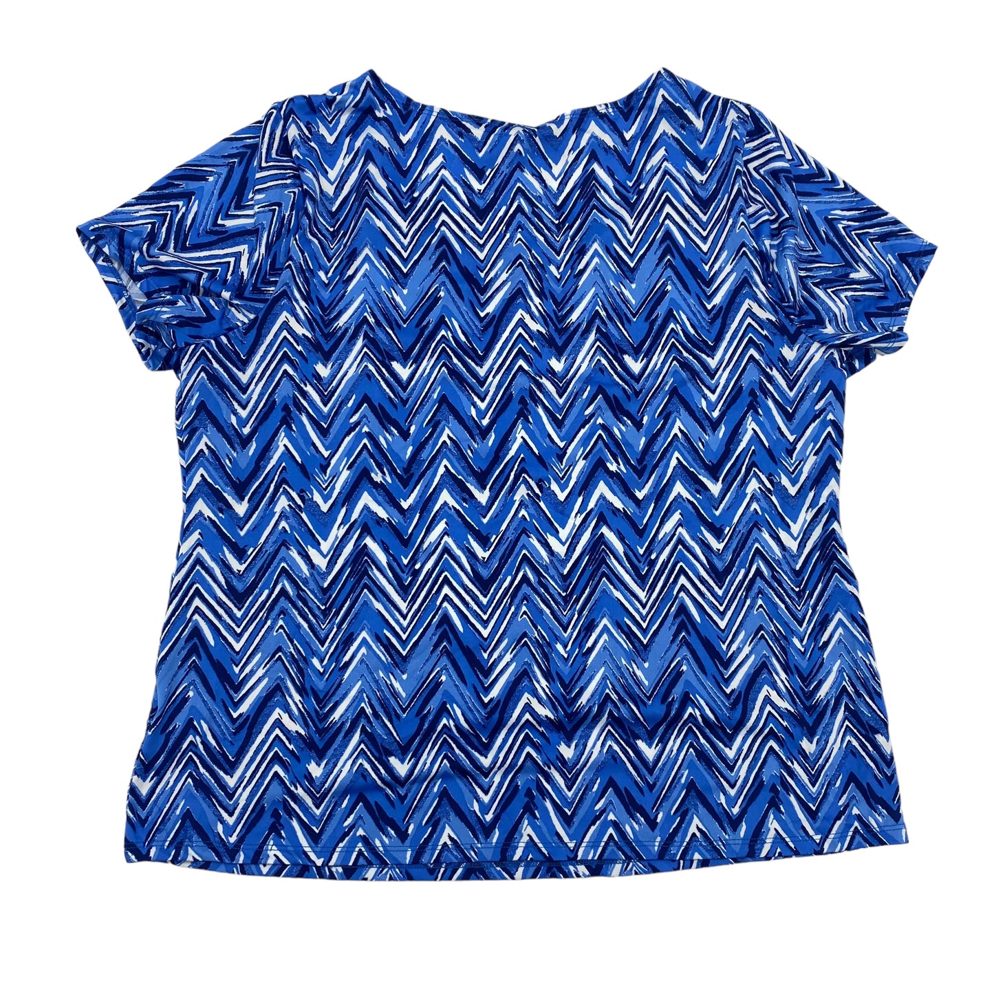 BLUE TOP SS by NOTATIONS Size:1X