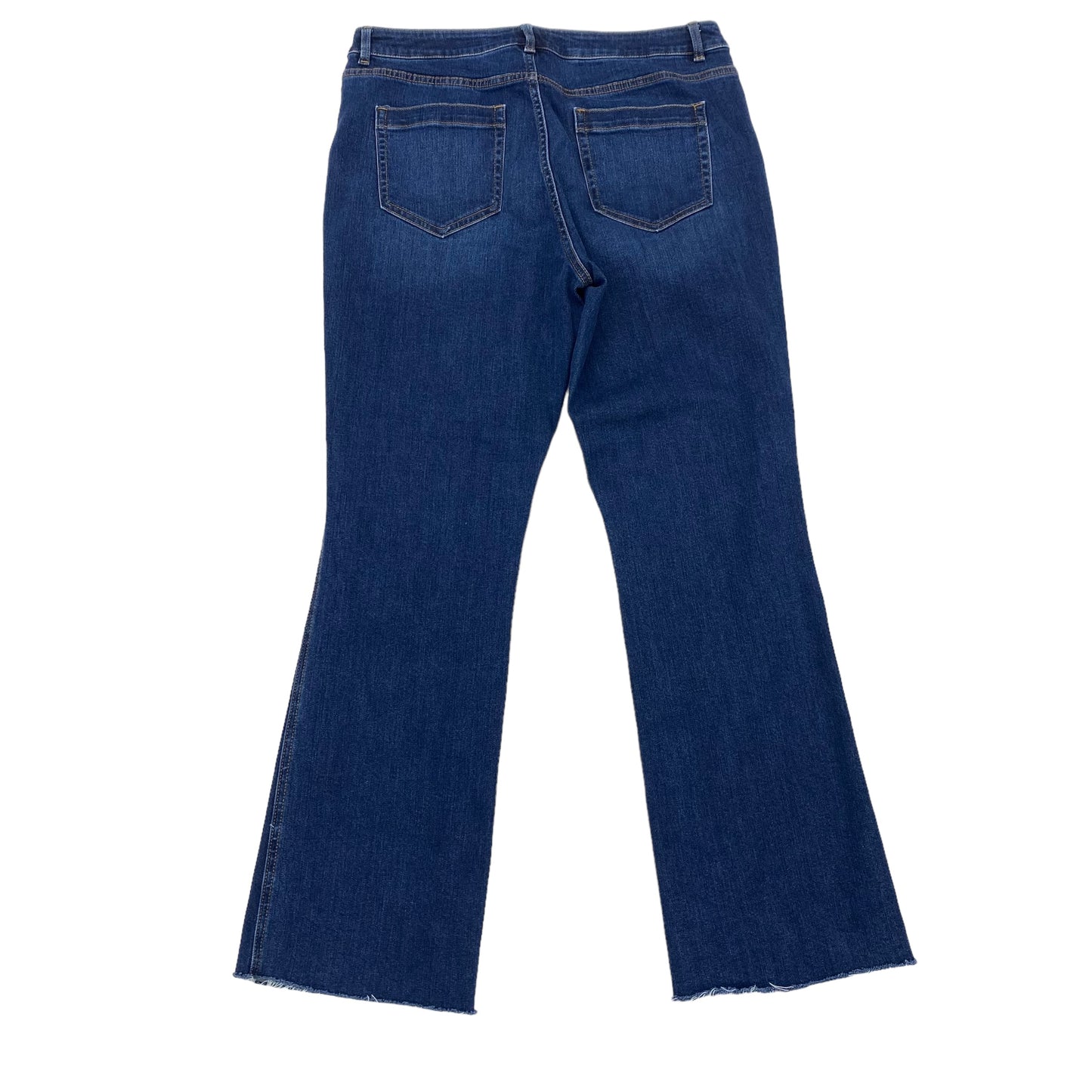 BLUE DENIM JEANS BOOT CUT by J. JILL Size:14