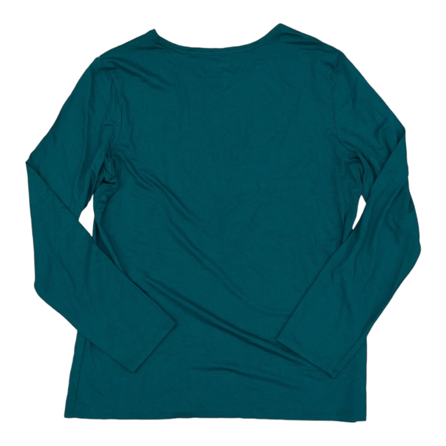 Top Ls Basic By Chicos In Teal, Size:M