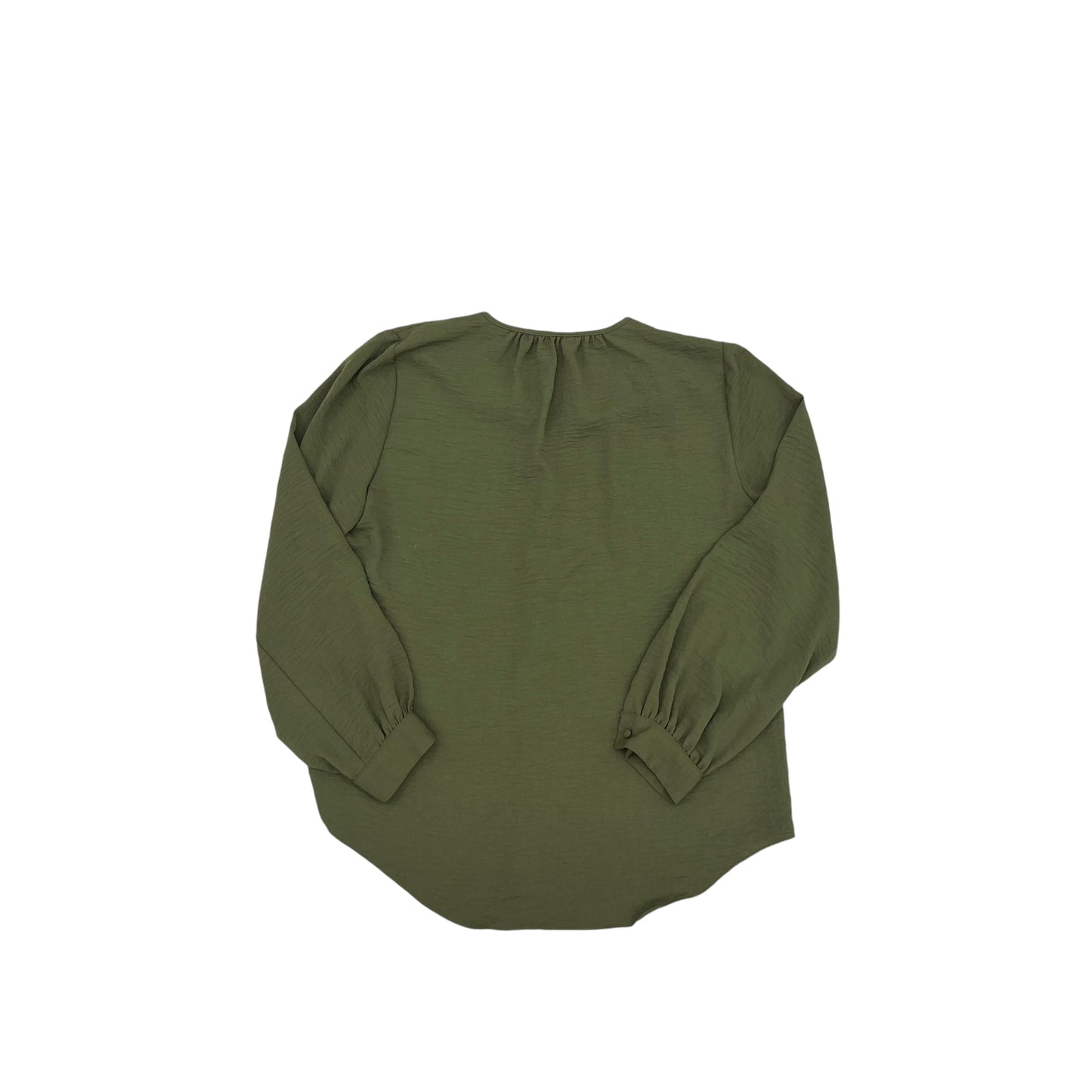 Blouse Ls By Nine West Apparel In Green, Size:L