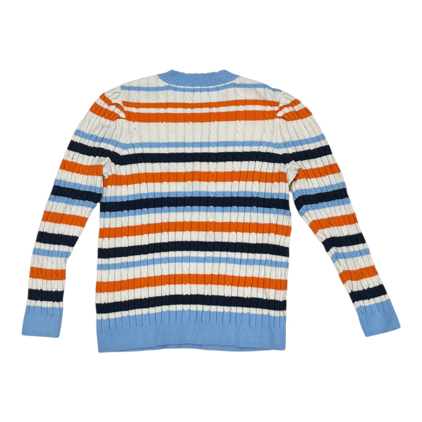 BLUE & ORANGE SWEATER by CHARTER CLUB Size:XL