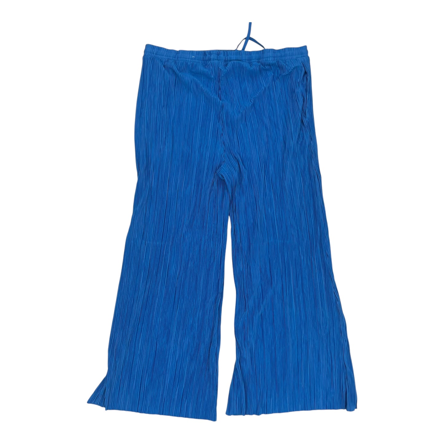 Pants Wide Leg By Serra In Blue, Size:Xl