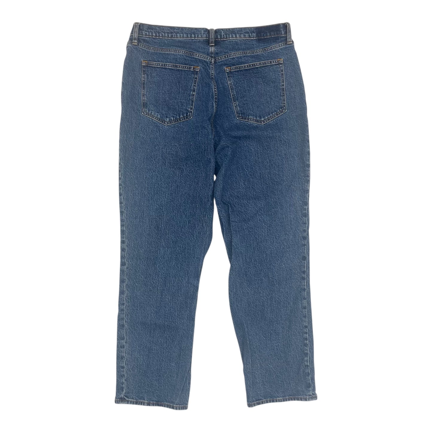 Jeans Straight By Ava & Viv In Blue Denim, Size:16