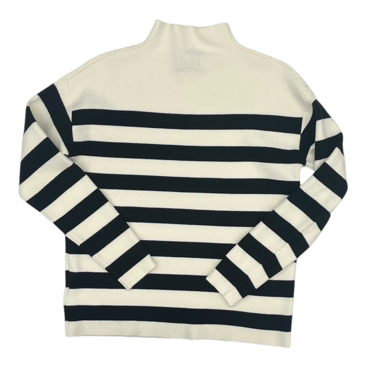 Sweater By Nicole Miller In Black & White, Size:Xs