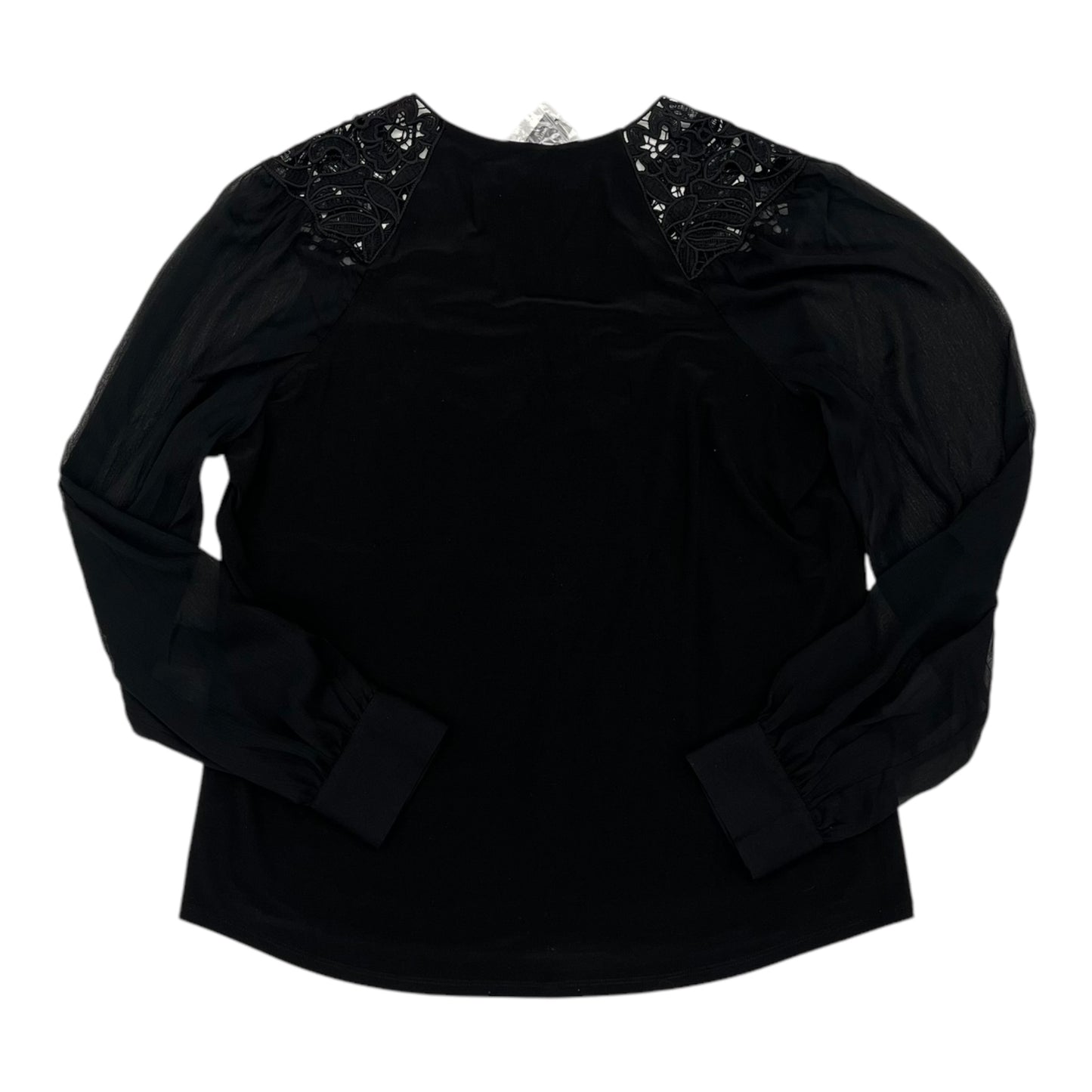 Blouse Ls By White House Black Market In Black, Size:Xl