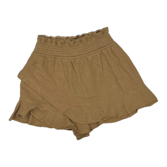 Skort By Japna In Tan, Size:S