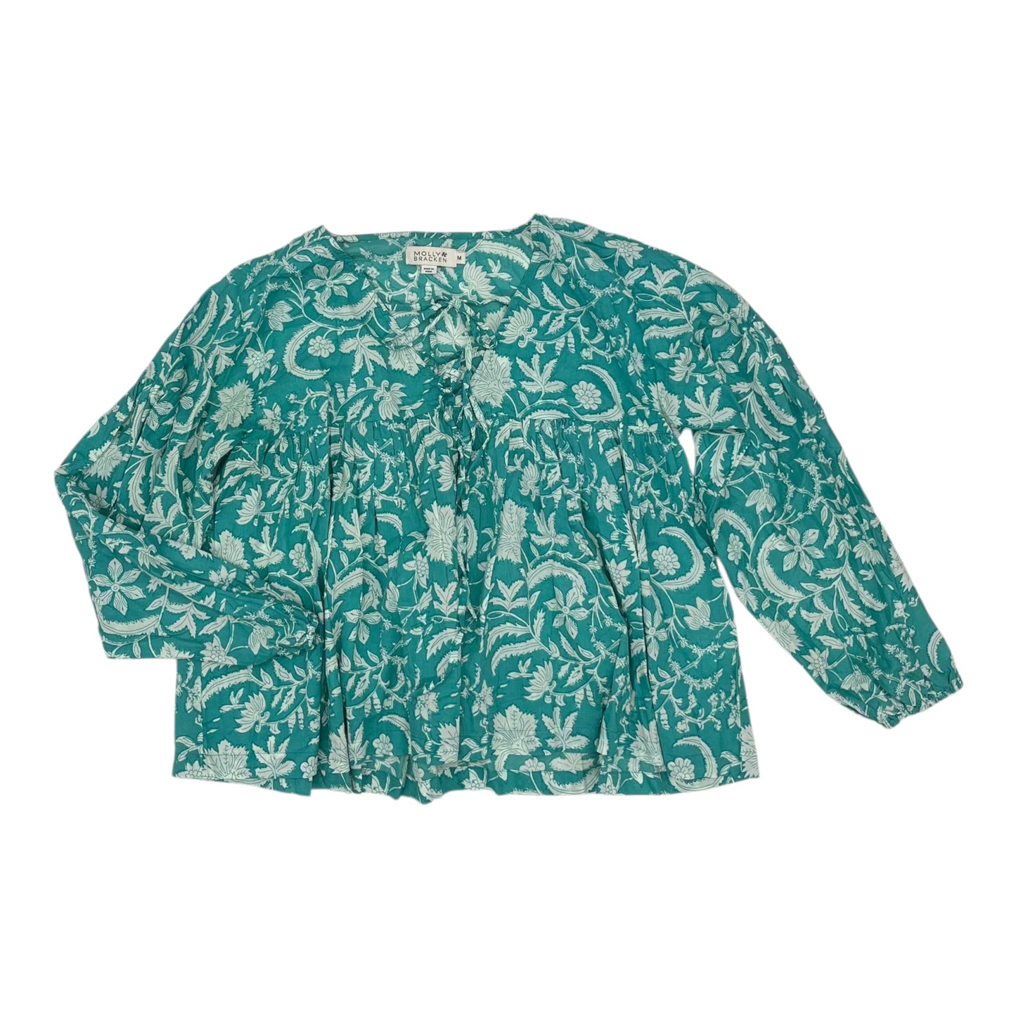 Top Ls By Molly Bracken In Aqua, Size:M