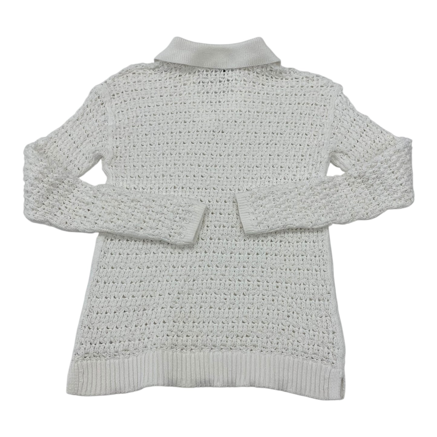 Sweater By Talbots In White, Size:Sp