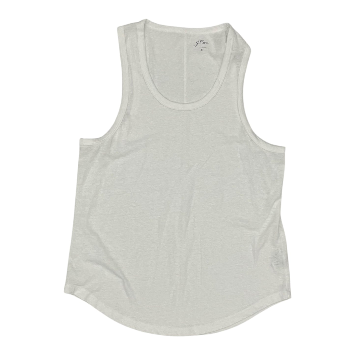 Tank Top By J. Crew In White, Size:S