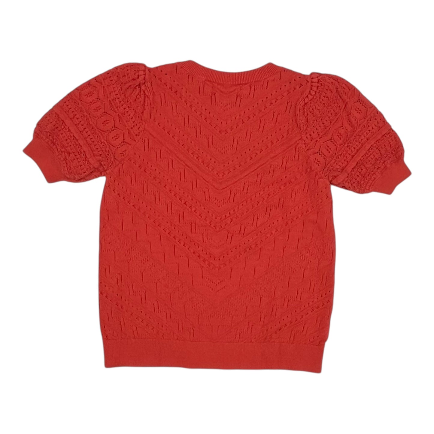 Sweater Ss By Loft In Orange, Size:M