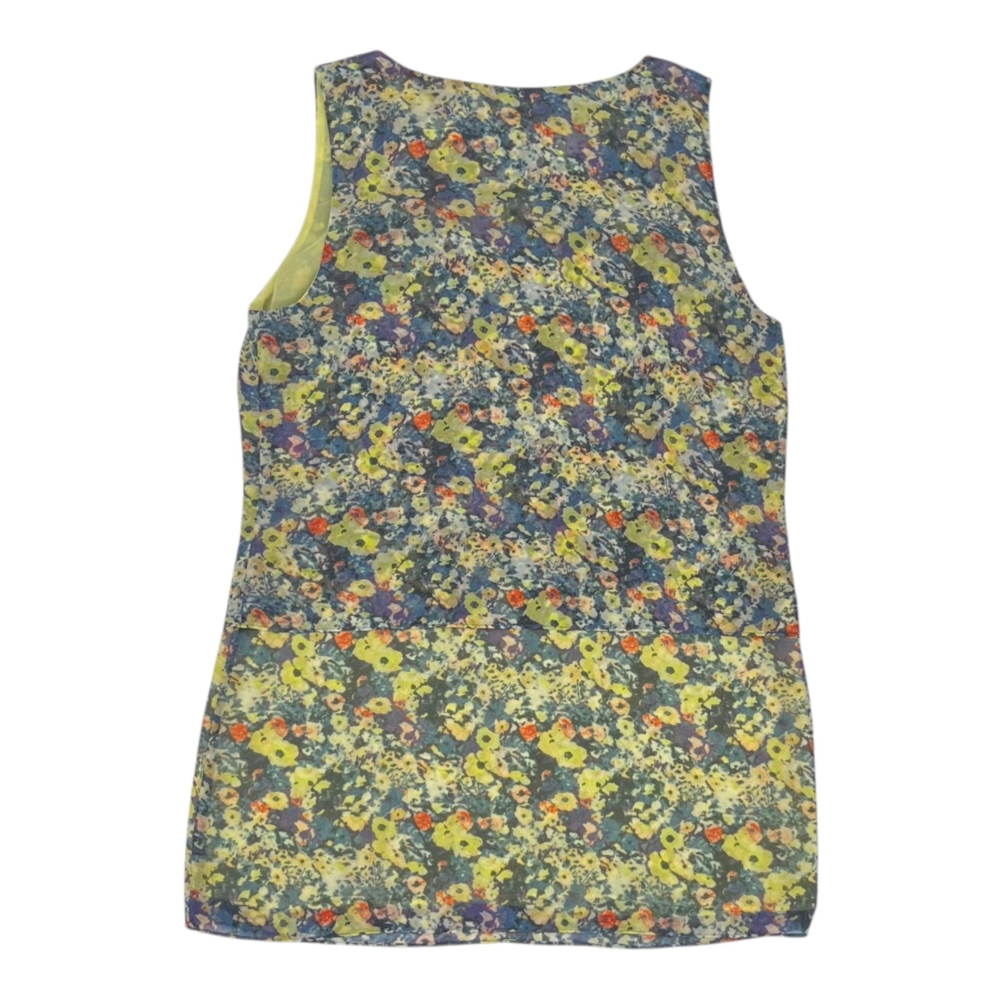 Blouse Sleeveless By Cabi In Floral Print, Size:Xs