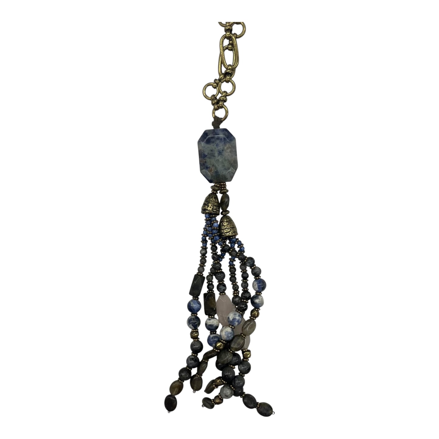 Necklace Lariat & Y-Drop By Chicos In Gold