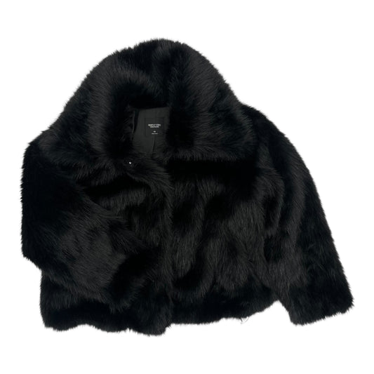 Coat Faux Fur & Sherpa By Simply Vera In Black, Size:M