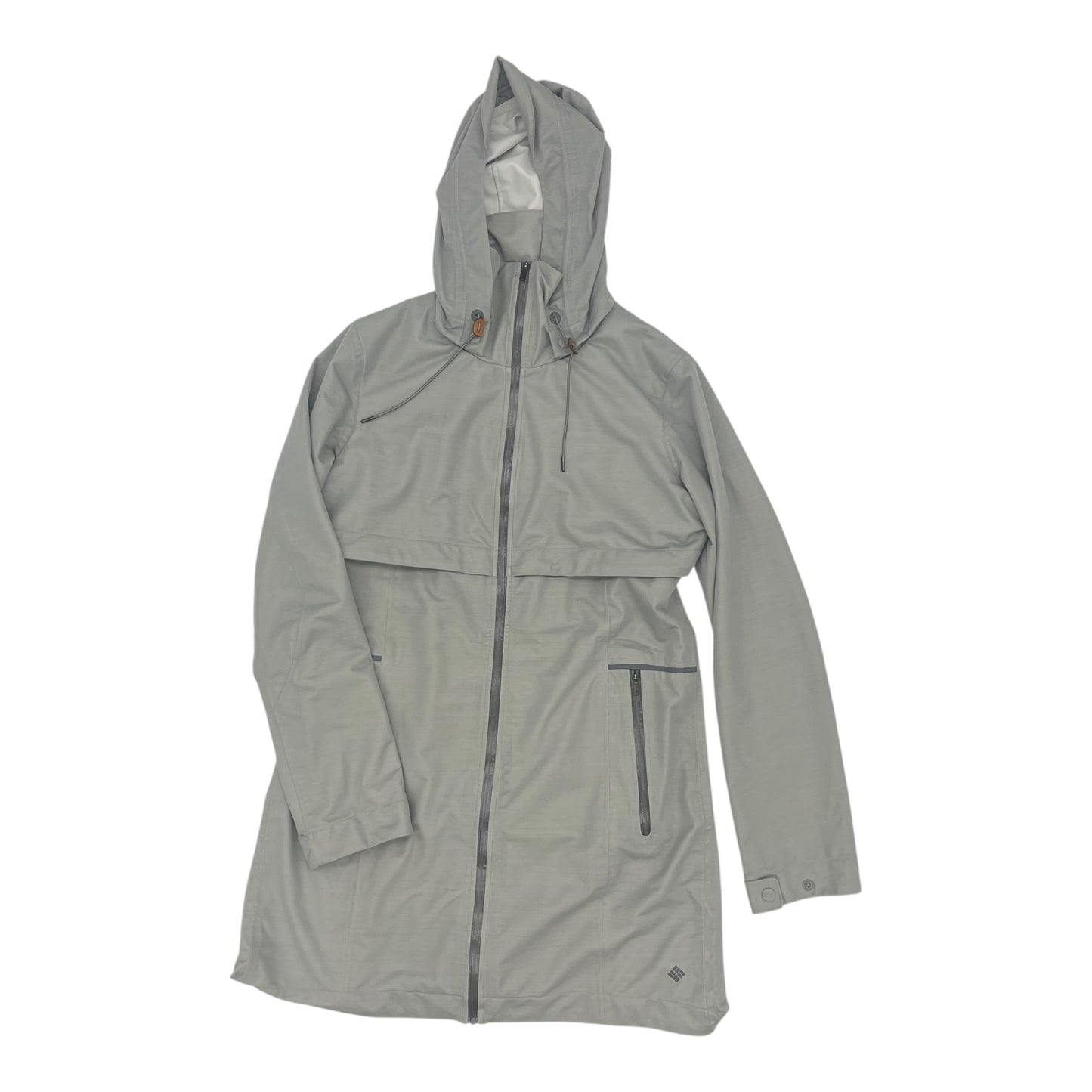 Athletic Jacket By Columbia In Grey, Size:M