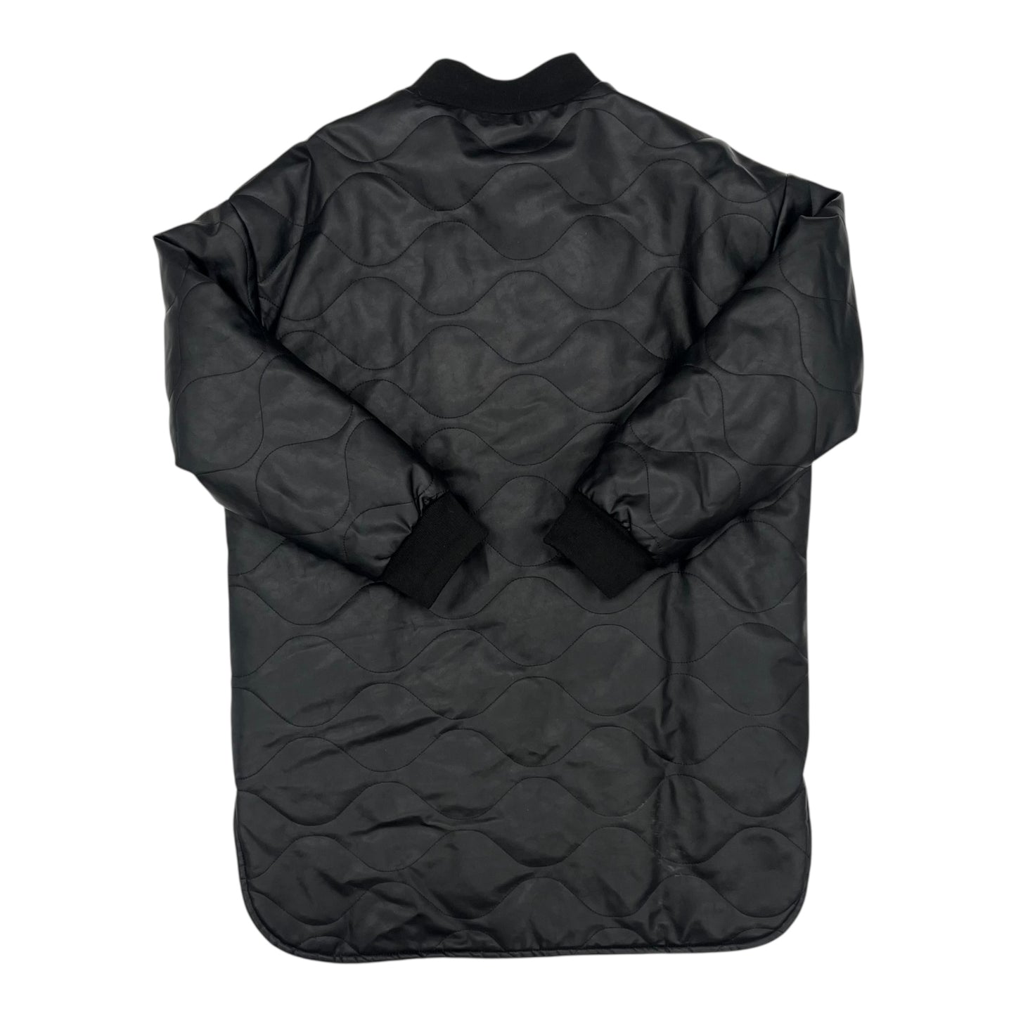 Jacket Moto By Clothes Mentor In Black, Size:M