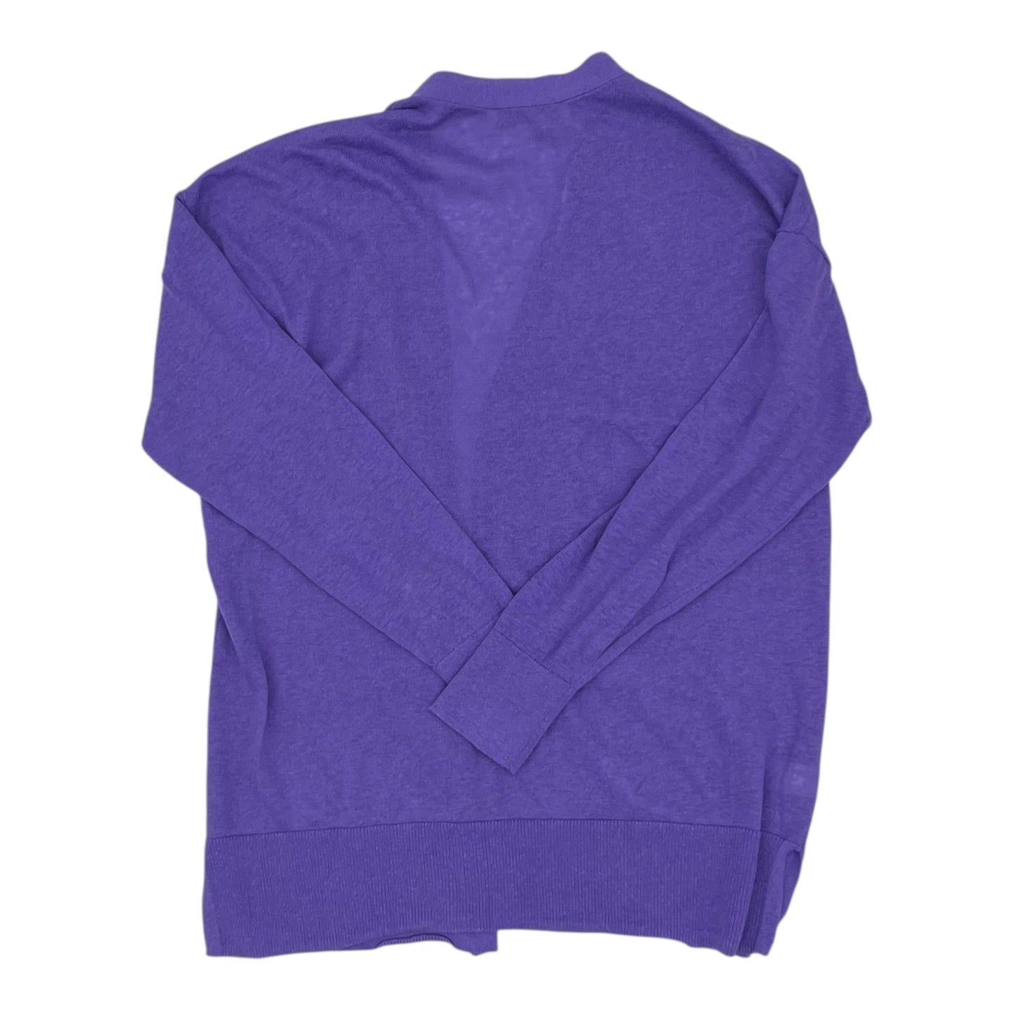Cardigan By Loft In Purple, Size:M