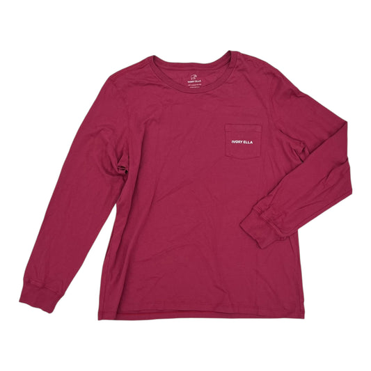 Top Ls By Ivory Ella In Maroon, Size:L