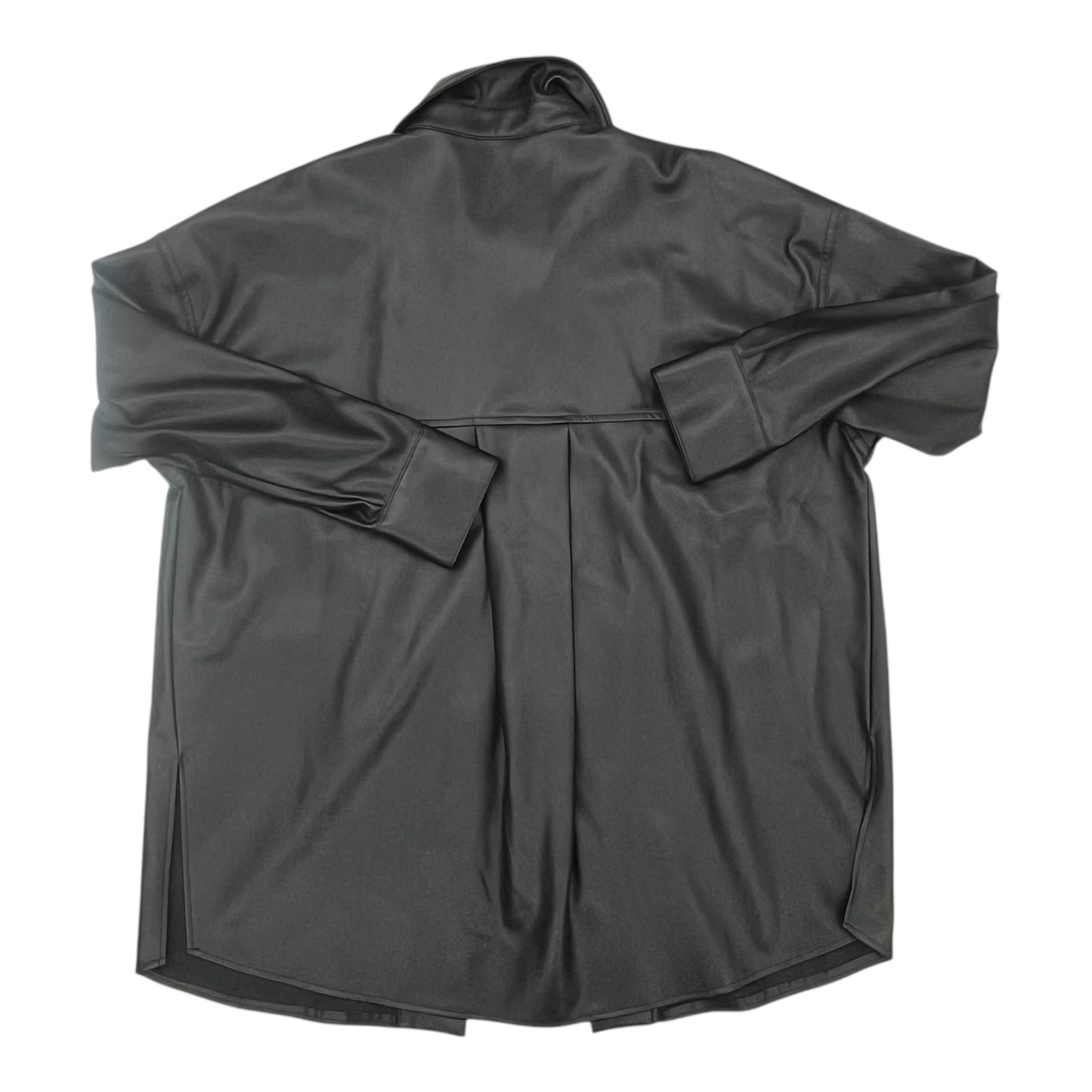 Jacket Shirt By Zara In Black, Size:Xl