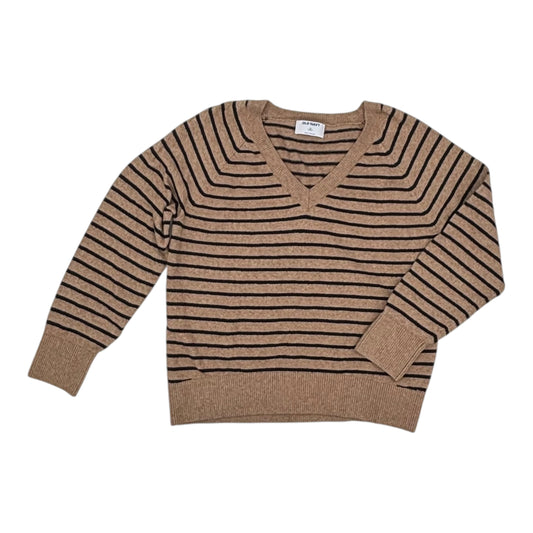 Sweater By Old Navy In Black & Tan, Size:M