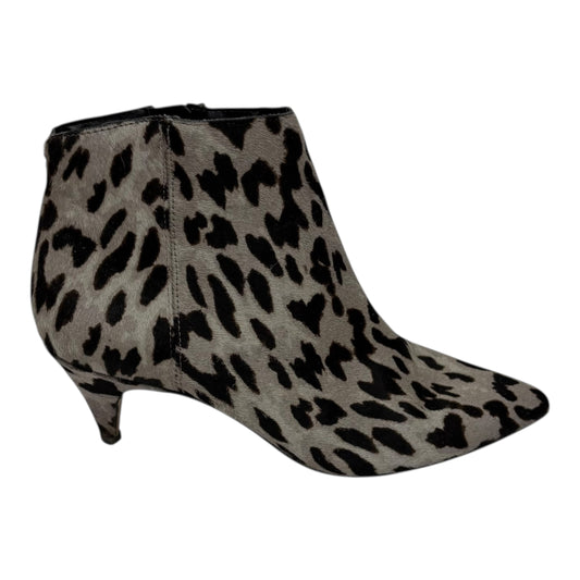 Boots Ankle Heels By Sam Edelman In Animal Print, Size:8
