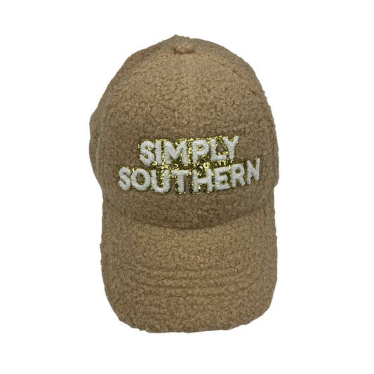 Hat Baseball Cap By Simply Southern In Tan
