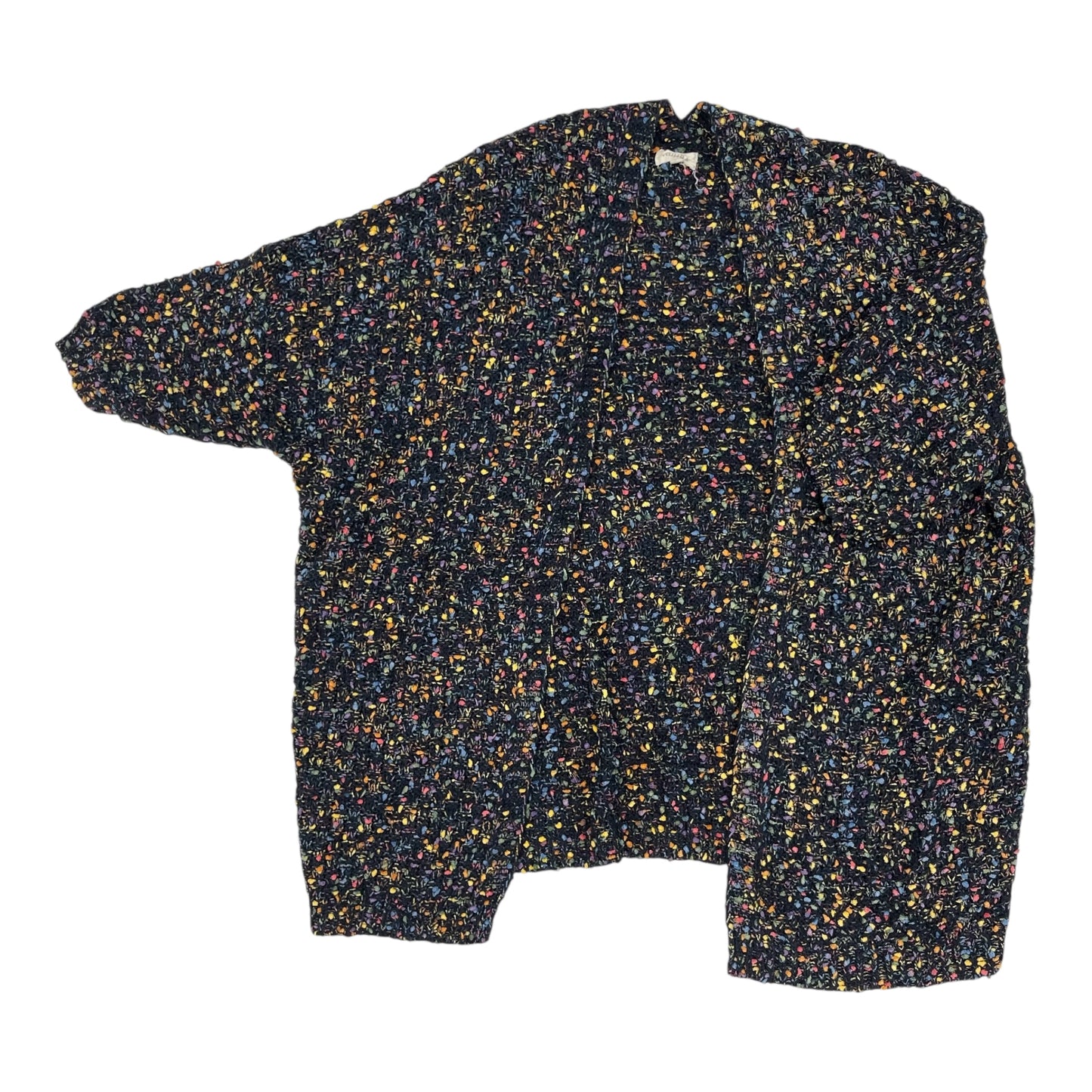 Sweater Cardigan By Adora In Multi, Size:3X