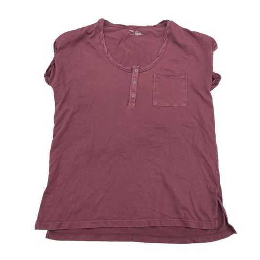 PURPLE AERIE TOP SS, Size XS